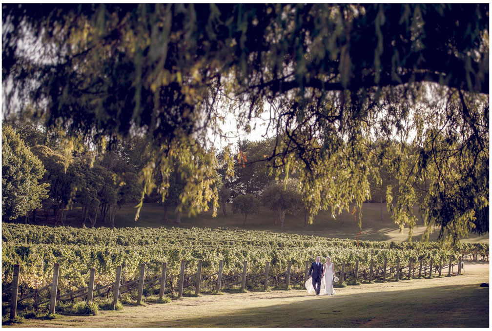 Wedding photo at Villa Maria Auckland by Auckland wedding photographer Chris Loufte