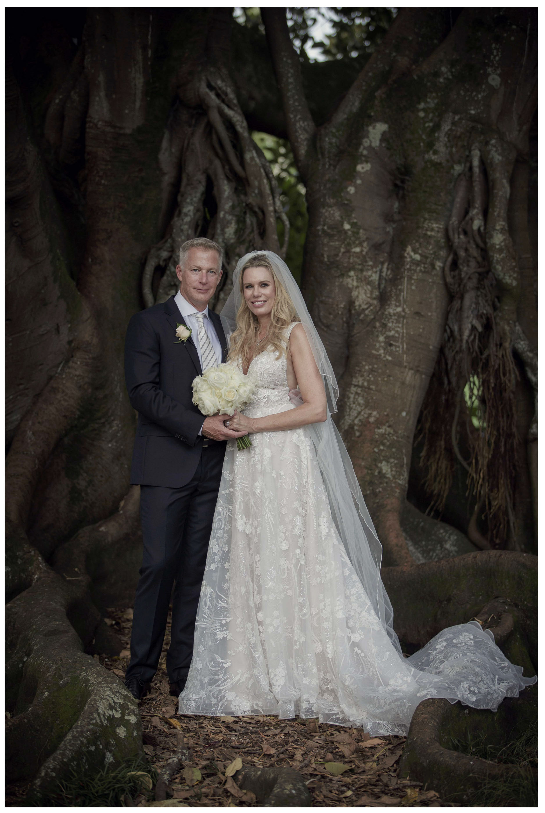 Wedding photo at Albert Park Chris Loufte www.theweddingphotographer.co.nz